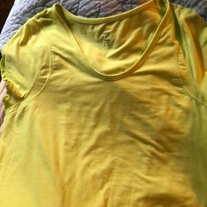 Lime green workout top